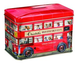 London red bus toffee tin