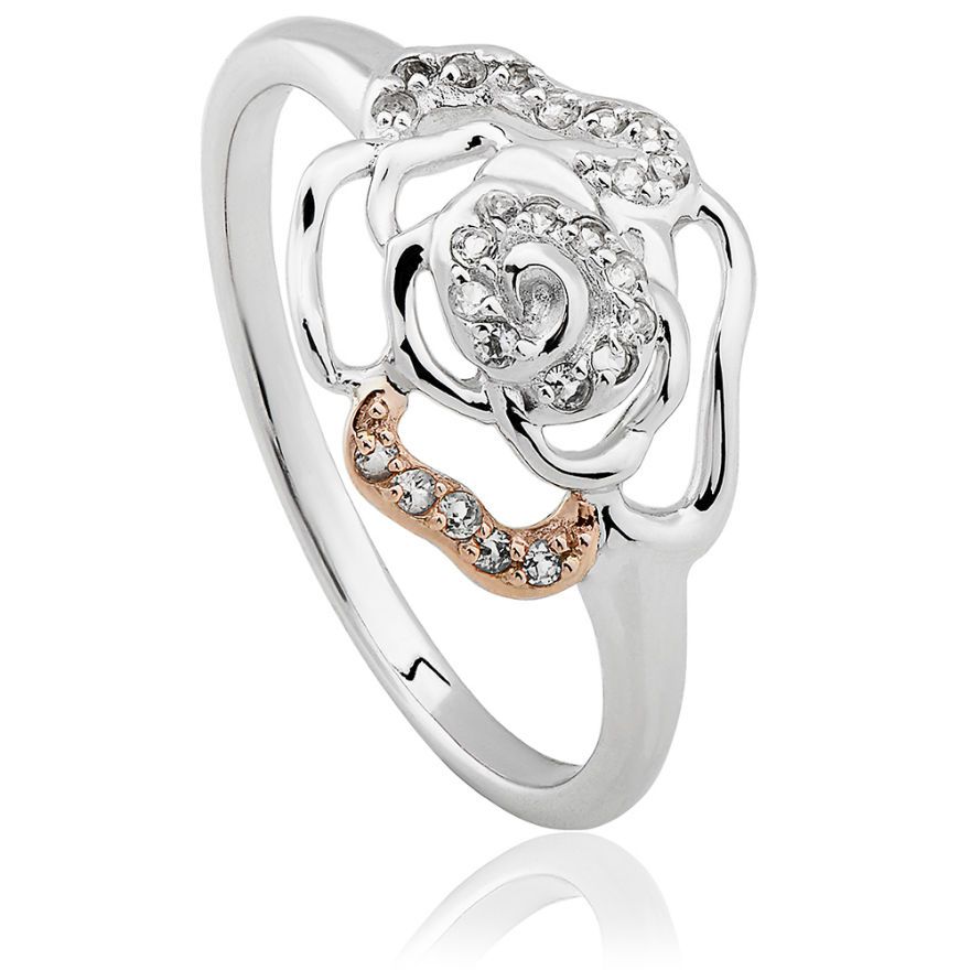 Royal rose silver and topaz ring, a touch of Royal Gold