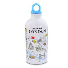london illustrated water bottle