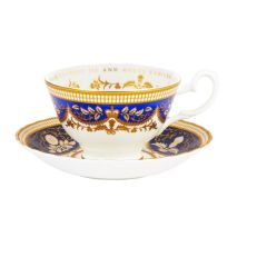 King Charles III and Queen Camilla Coronation Fine Bone China Teacup and Saucer